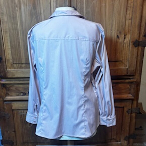 Liz Claiborne Career Button Up Blouse - Light Rose Pink - Size Petitie XL - Picture 6 of 7